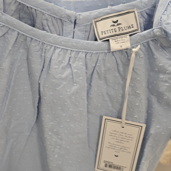 Light Blue Ruffle-Shoulder Tank & Pull-On Shorts Set - Kids - Picture 7 of 11